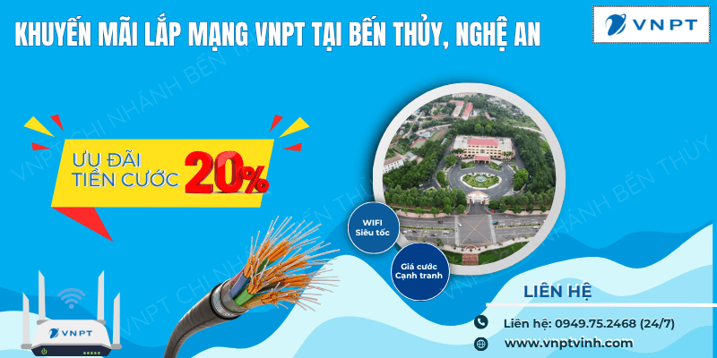 Lắp mạng VNPT tại Bến Thủy
