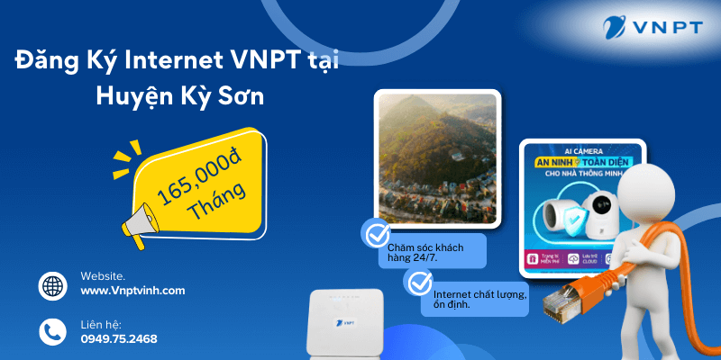 Lắp mạng VNPT huyện Kỳ Sơn