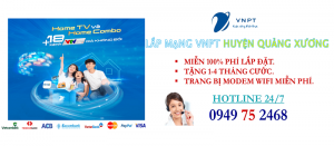 lắp mạng internet cáp quang VNPT Huyện Quảng Xương, Thanh Hóa