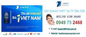 lắp mạng cáp quang vnpt tại TP Sầm Sơn, Thanh Hóa