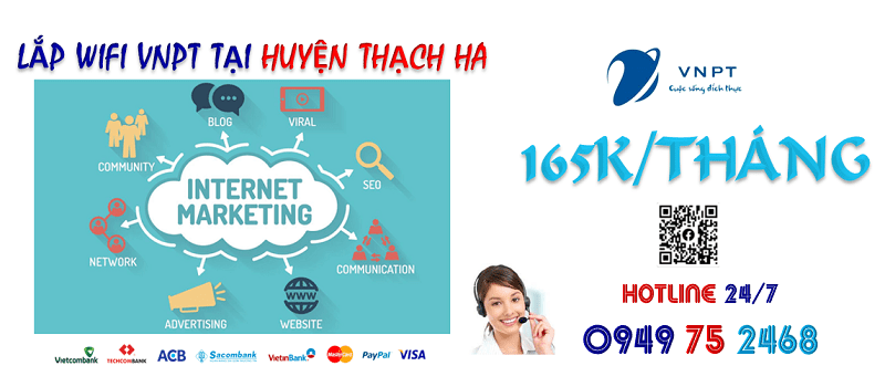 lắp đặt wifi cáp quang VNPT tại Huyện Thạch Hà