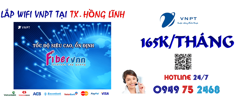 lắp cáp quang VNPT tại TX Hồng Lĩnh