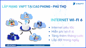 Lắp mạng VNPT tại Cao Phong
