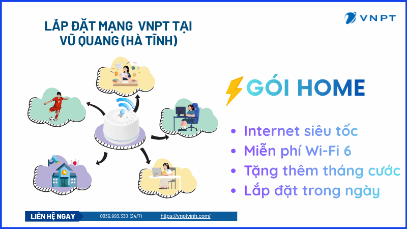 Lắp mạng VNPT Vũ Quang