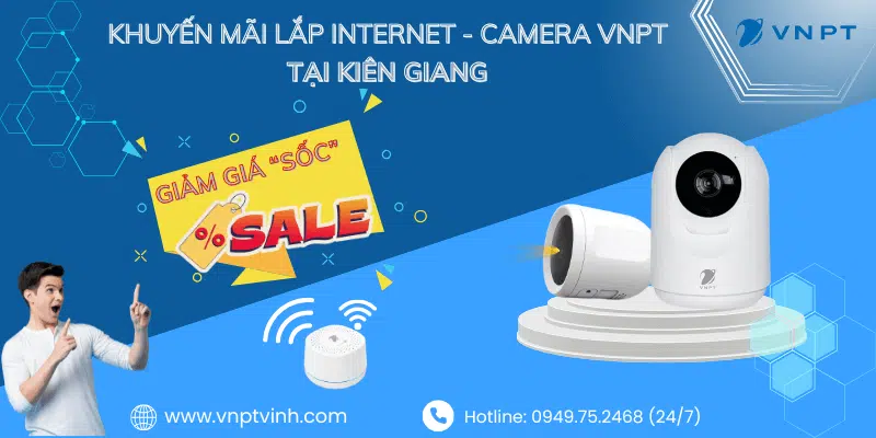 Lắp Internet camera VNPT Kiên Giang