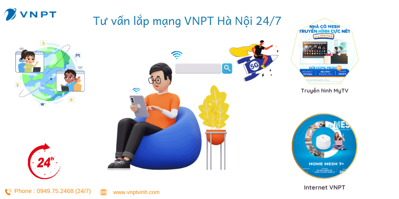 Tư vấn lắp đặt VNPT tại Hà Nội