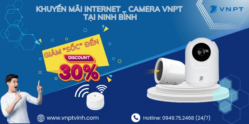 Lắp Internet Camera VNPT tại Ninh Bình