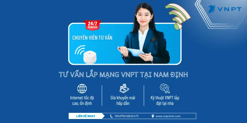 Tư vấn lắp mạng VNPT Nam Định Tư vấn lắp mạng VNPT Nam Định
