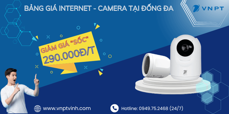 Lắp internet Camera VNPT tại Đống Đa