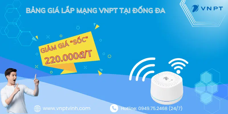 Lắp mạng VNPT tại Đống Đa giá rẻ
