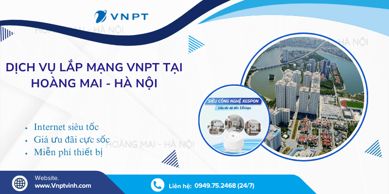 Lắp mạng VNPT tại Hoàng Mai