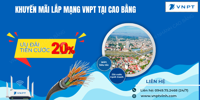 Bảng giá VNPT tại Cao Bằng