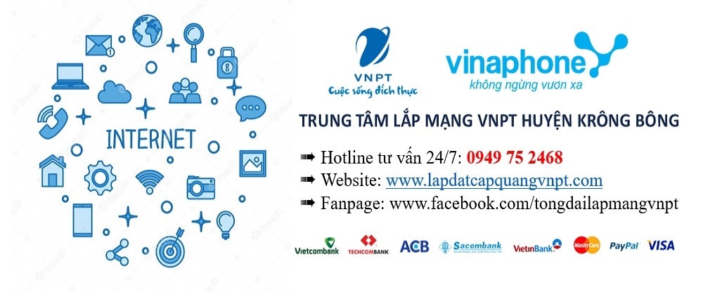 lắp mạng vnpt huyện Krông Bông