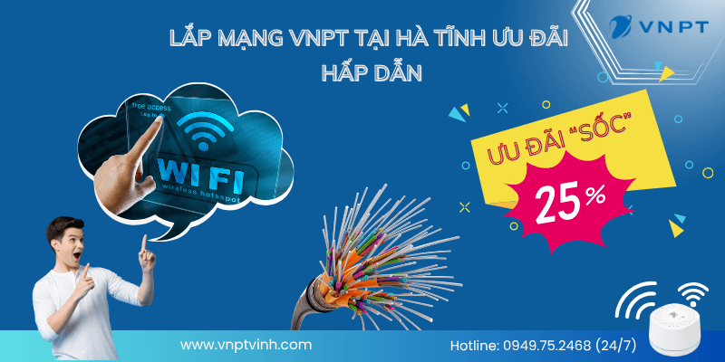 Lắp mạng VNPT TP Ninh Bình giá rẻ