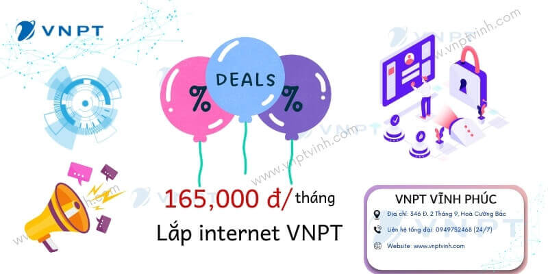 Bảng giá internet VNPT tại Vĩnh Phúc