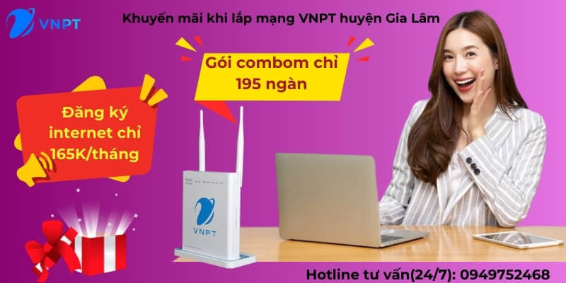 Lắp mạng VNPT huyện Gia Lâm