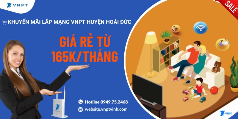 Lắp mạng VNPT huyện Hoài Đức