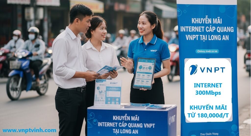 Lắp mạng VNPT tại Long An