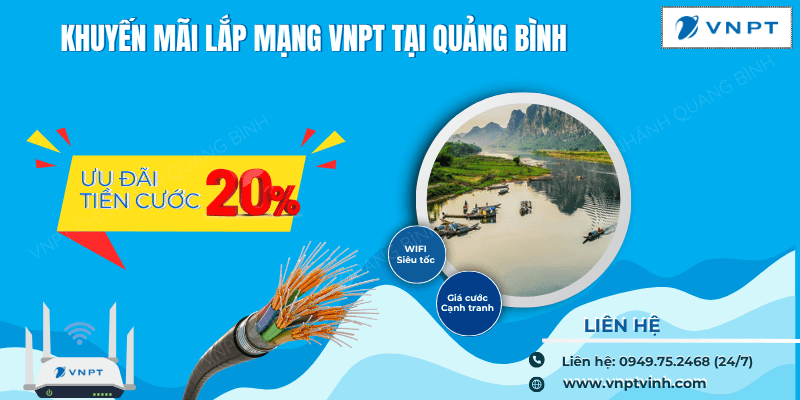 Lắp mạng VNPT tại Quảng Bình