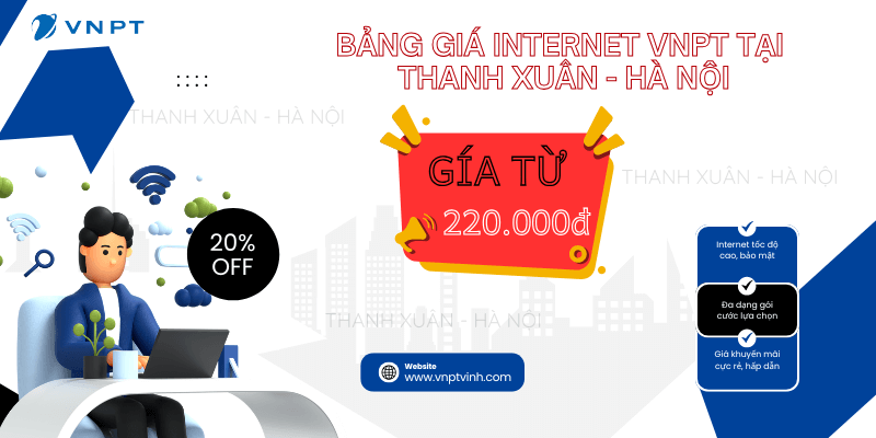 Lắp mạng VNPT Thạnh Xuân giá rẻ Lắp mạng VNPT Thạnh Xuân giá rẻ