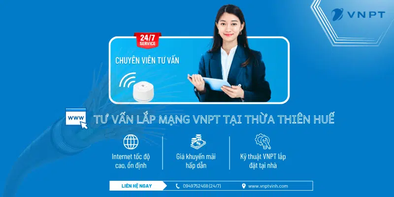Tư vấn lắp mạng VNPT Huế