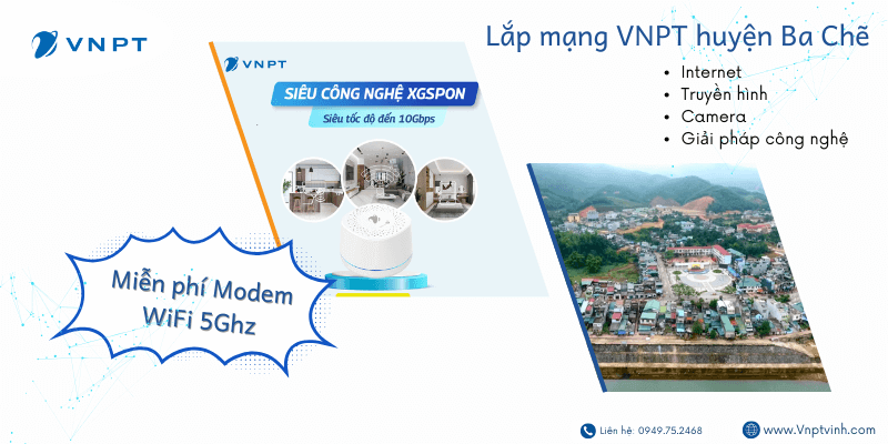 Lắp mạng VNPT huyện Ba Chẽ