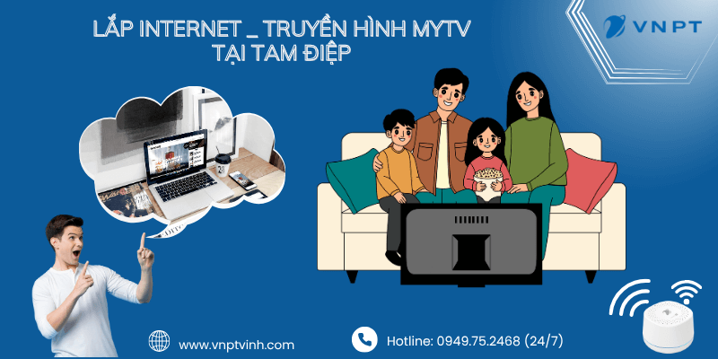 Lắp internet truyền hình VNPT tại Tam Điệp