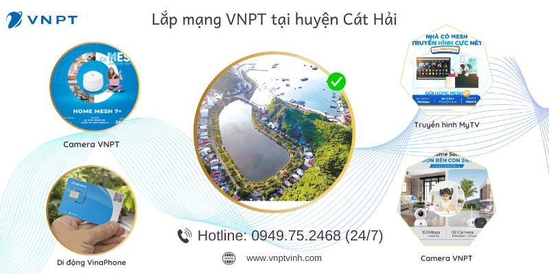 Lắp mạng VNPT huyện Cát Hải