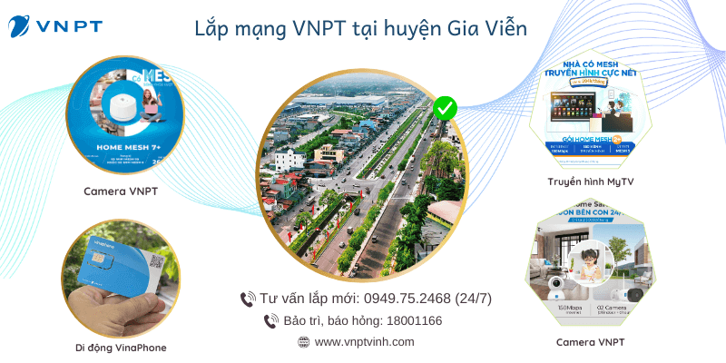 Lắp mạng VNPT huyện Gia Viễn