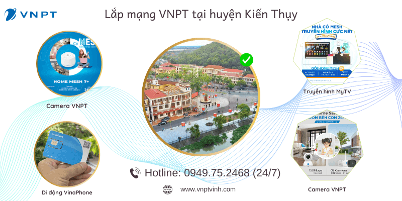 Lắp mạng VNPT huyện Kiến Thụy