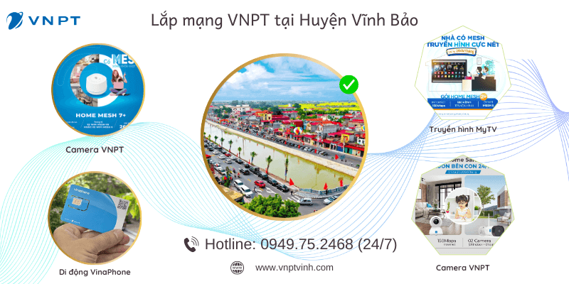 Lắp mạng VNPT huyện Vĩnh Bảo