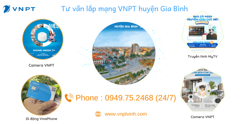 Lắp mạng VNPT huyện Gia Bình