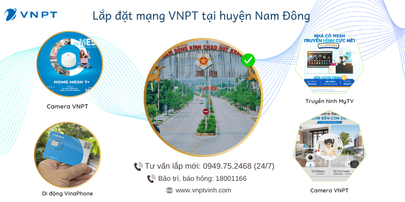 Lắp mạng VNPT huyện Nam Đông