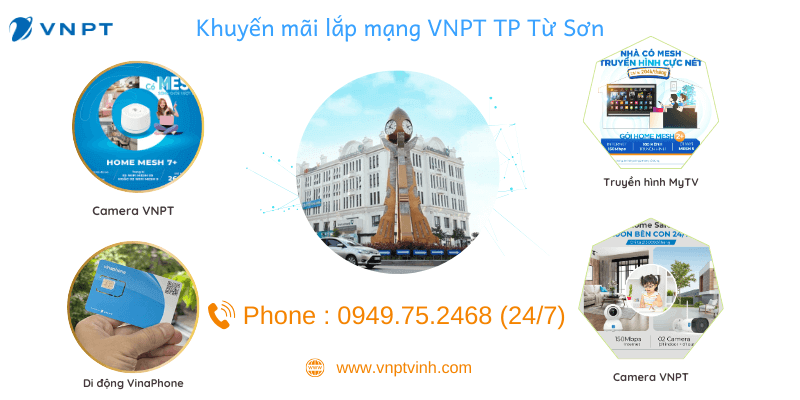 Lắp mạng VNPT TP Từ Sơn