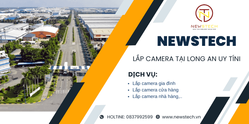 Giải pháp lắp đặt camera tại Long An