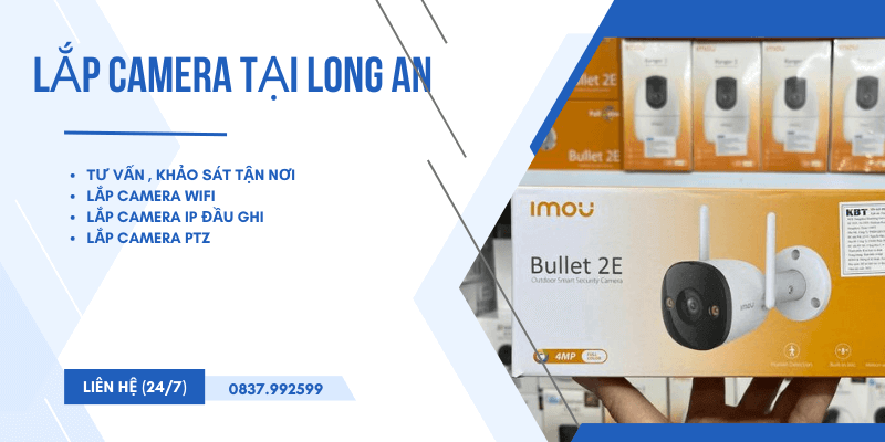 Lắp đặt camera tại Long An