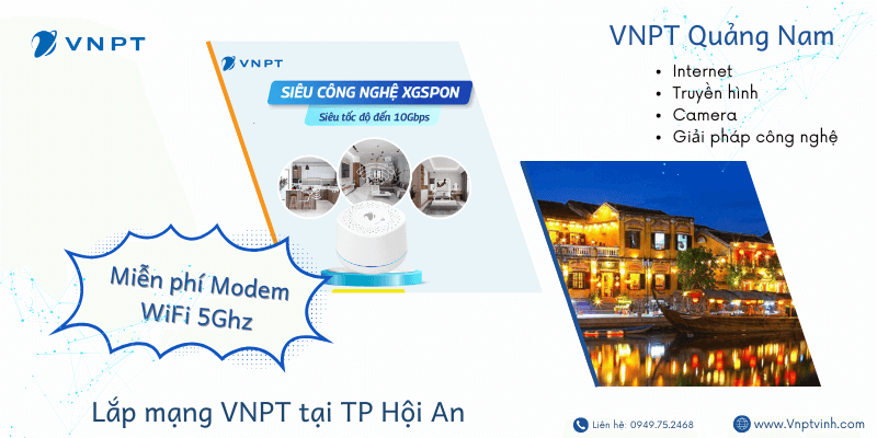 Lắp mạng VNPT Hội An