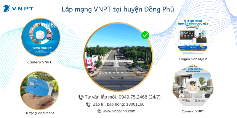 Lắp mạng VNPT huyện Đồng Phú