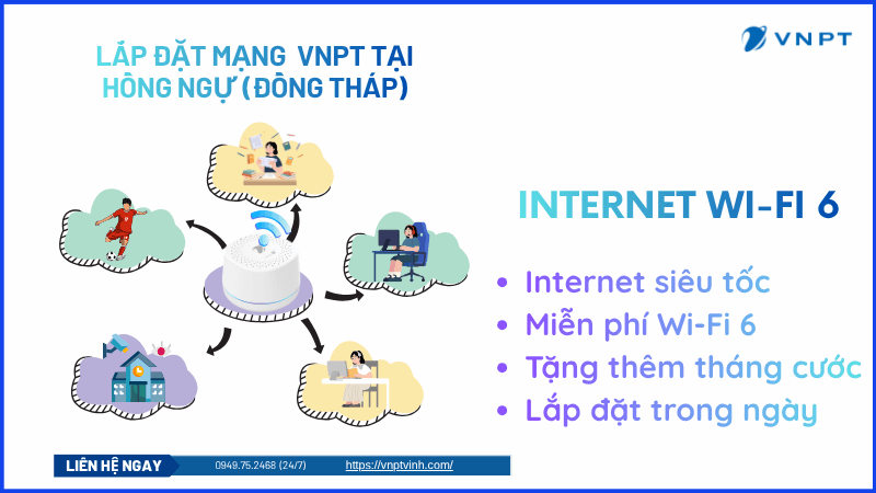 Lắp mạng VNPT tại Hồng Ngự