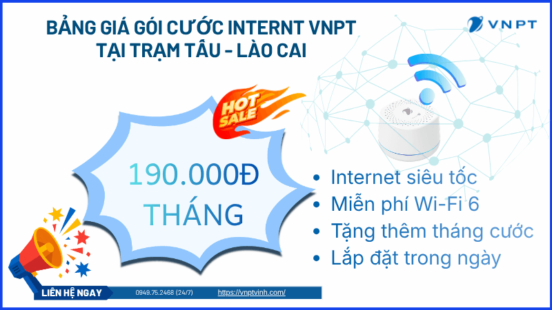 Lắp mạng VNPT tại Trạm Tấu Lắp mạng VNPT tại Trạm Tấu
