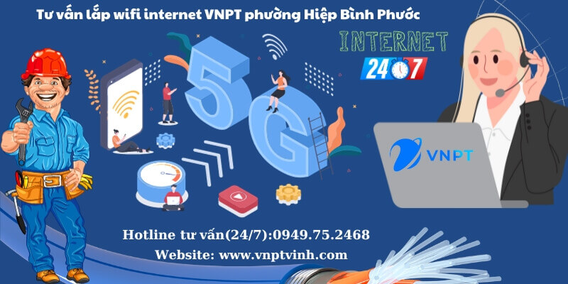 Lắp wifi internet VNPT Hiệp Bình Phước