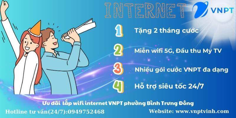 Lắp wifi internet VNPT phường Bình Trưng Đông, Thủ Đức