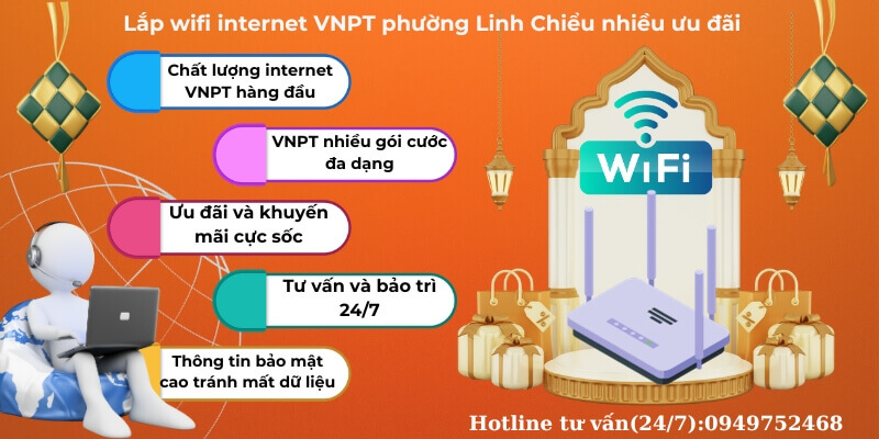 Lắp wifi internet VNPT phường Linh Chiểu