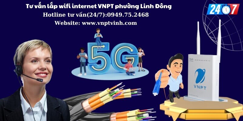 Lắp wifi internet VNPT phường Linh Đông