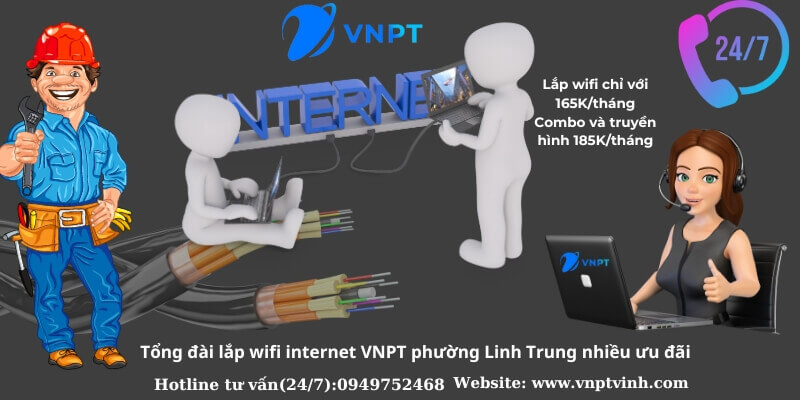 Lắp wifi internet VNPT phường Linh Trung