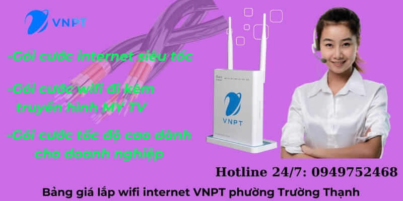 Lắp wifi internet VNPT phường Trường Thạnh