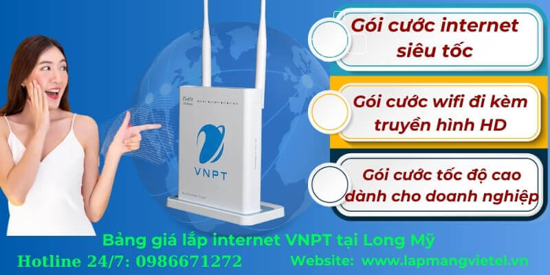 Lắp internet VNPT Long Mỹ