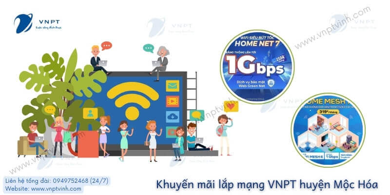 Lắp wifi VNPT huyện Mộc Hóa