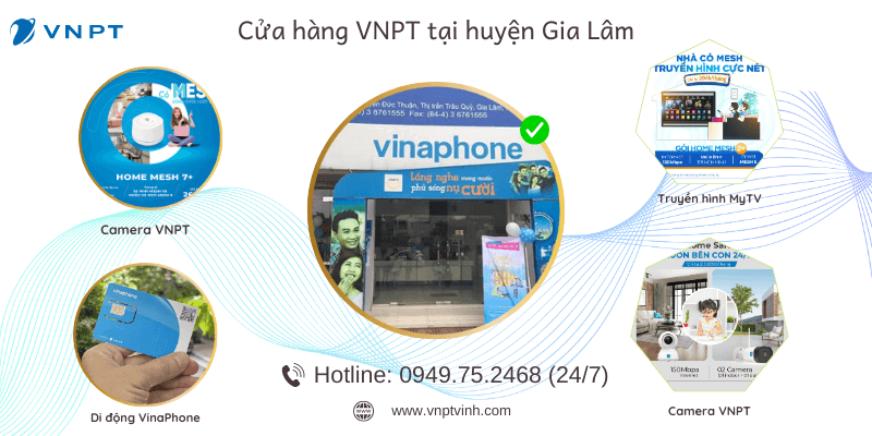 Của hàng VNPT huyện Gia Lâm