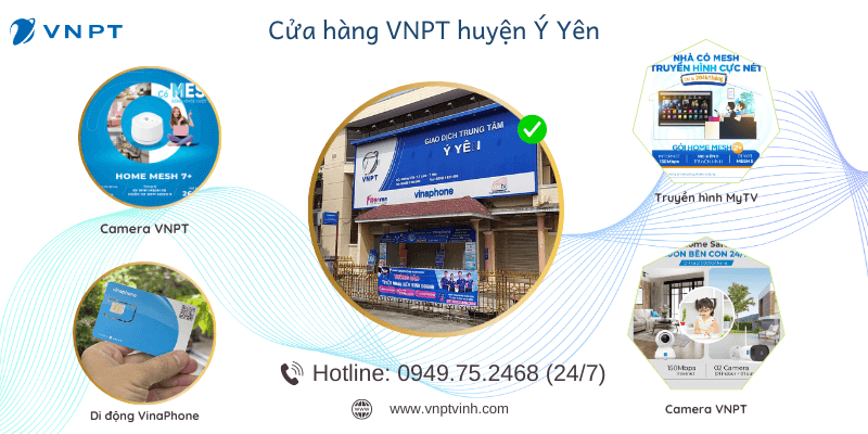 Cửa hàng VNPT huyện Ý Yên